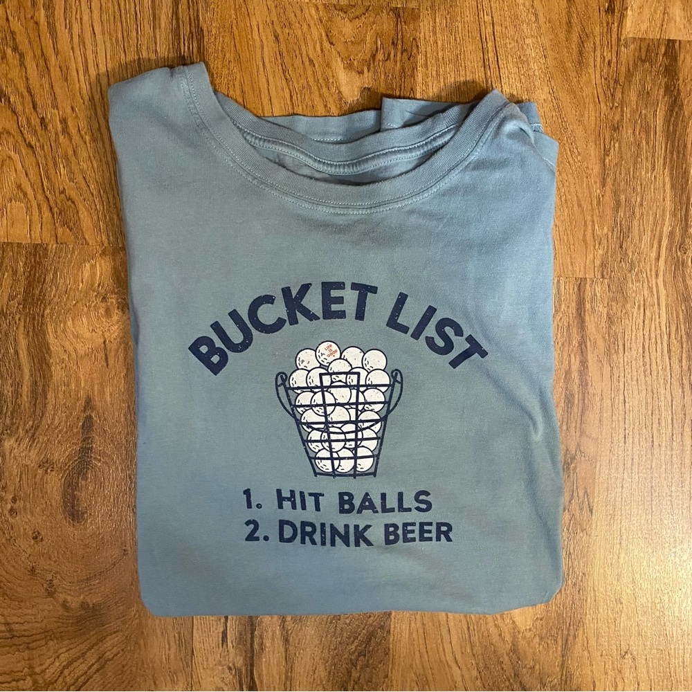 Life Is Good Crusher Tee Size XXL Bucket List
